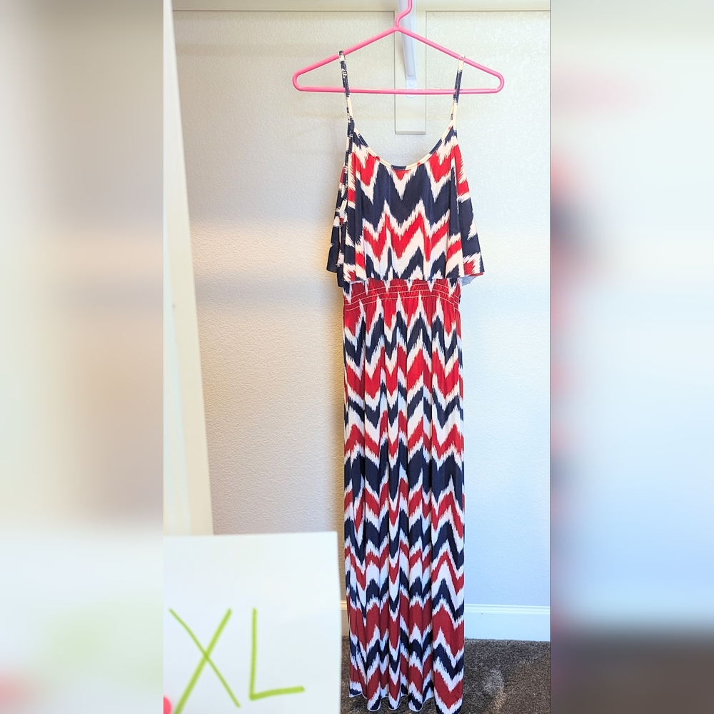 Red white blue dress